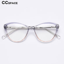 Load image into Gallery viewer, 49820 Cat Eye Plastic Titanium Anti Blue Light Optical Glasses Frames Men Women TR90 Computer Eyeglasses