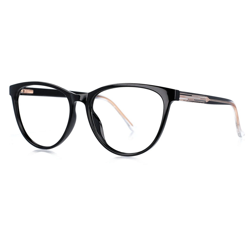 49822 Retro Cat Eye Anti Blue Light Optical Glasses Frames Men Women TR90 Computer Eyeglasses