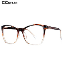 Carica l&#39;immagine nel visualizzatore di Gallery, 49823 Plastic Titanium Anti Blue Light Spring Leg Optical Glasses Frames Men Women TR90 Computer Eyeglasses