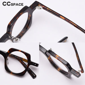 49826 Retro Punk Acetate Optical Glasses Frames Men Women Computer Eyeglasses