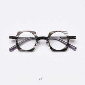 49826 Retro Punk Acetate Optical Glasses Frames Men Women Computer Eyeglasses