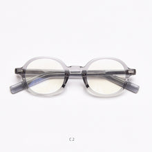 Load image into Gallery viewer, 49828 Retro Anti Blue Light Oval Acetate Leg TR90 Optical Glasses Frames Men Women Computer Eyeglasses