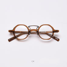 Load image into Gallery viewer, 49833 Retro Polygon Acetate Optical Glasses Frames Men Women Computer Eyeglasses