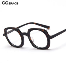 Load image into Gallery viewer, 49838 Round Upscale Acetate Optical Glasses Frames Retro Men Women Computer Eyeglasses Can Be Equipped With Glasses