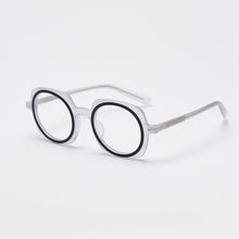 Load image into Gallery viewer, 49838 Round Upscale Acetate Optical Glasses Frames Retro Men Women Computer Eyeglasses Can Be Equipped With Glasses