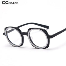 Load image into Gallery viewer, 49838 Round Upscale Acetate Optical Glasses Frames Retro Men Women Computer Eyeglasses Can Be Equipped With Glasses