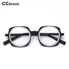 Load image into Gallery viewer, 49838 Round Upscale Acetate Optical Glasses Frames Retro Men Women Computer Eyeglasses Can Be Equipped With Glasses