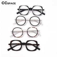 Load image into Gallery viewer, 49838 Round Upscale Acetate Optical Glasses Frames Retro Men Women Computer Eyeglasses Can Be Equipped With Glasses
