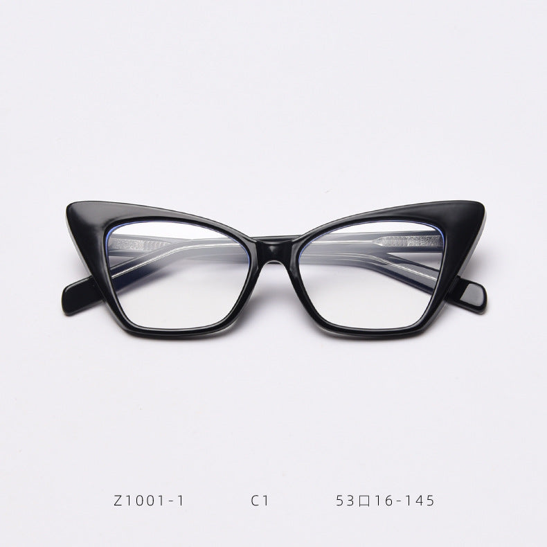 49839 Cat Eye Sexy Women Upscale Acetate Optical Glasses Frames Men Computer Eyeglasses
