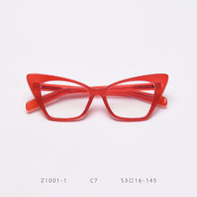 Load image into Gallery viewer, 49839 Cat Eye Sexy Women Upscale Acetate Optical Glasses Frames Men Computer Eyeglasses