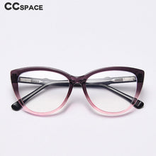 Load image into Gallery viewer, 49842 Cat Eye Women Anti Blue Light Optical Glasses Frames TR90 Computer Eyeglasses