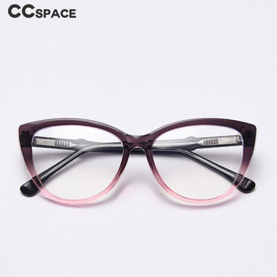 49842 Cat Eye Women Anti Blue Light Optical Glasses Frames TR90 Computer Eyeglasses