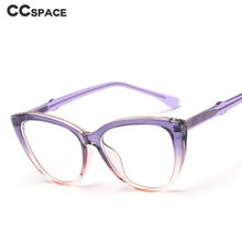 Load image into Gallery viewer, 49842 Cat Eye Women Anti Blue Light Optical Glasses Frames TR90 Computer Eyeglasses