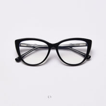Load image into Gallery viewer, 49842 Cat Eye Women Anti Blue Light Optical Glasses Frames TR90 Computer Eyeglasses