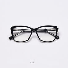 Load image into Gallery viewer, 49844 Square Cat Eye Women Anti Blue Light Glasses Frames Men TR90 Computer Eyeglasses