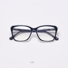 Load image into Gallery viewer, 49844 Square Cat Eye Women Anti Blue Light Glasses Frames Men TR90 Computer Eyeglasses