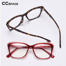 Load image into Gallery viewer, 49844 Square Cat Eye Women Anti Blue Light Glasses Frames Men TR90 Computer Eyeglasses