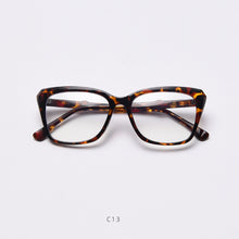 Load image into Gallery viewer, 49844 Square Cat Eye Women Anti Blue Light Glasses Frames Men TR90 Computer Eyeglasses