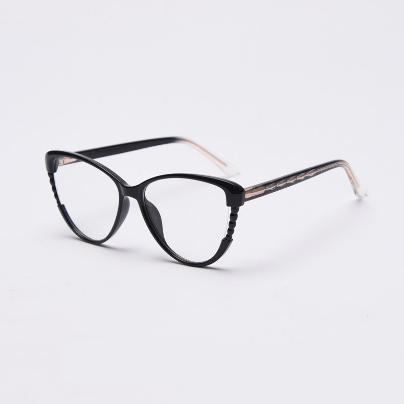 49849 Cat Eye Women Anti Blue Light Optical Glasses Frames TR90 Computer Eyeglasses