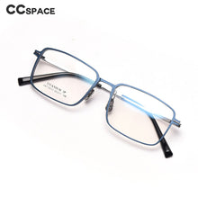 Load image into Gallery viewer, 49859 For Men Upscale Aluminum Magnesium Glasses Frames Titanium Leg Business Computer Eyeglasses