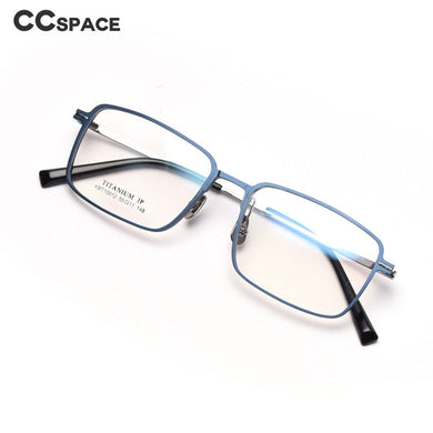 49859 For Men Upscale Aluminum Magnesium Glasses Frames Titanium Leg Business Computer Eyeglasses