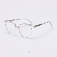 Load image into Gallery viewer, 49864 TR90 Cat Eye Anti Blue Light Optical Glasses Frames  Women Vintage Computer Eyeglasses