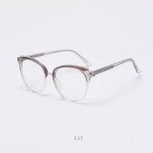 Load image into Gallery viewer, 49864 TR90 Cat Eye Anti Blue Light Optical Glasses Frames  Women Vintage Computer Eyeglasses