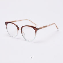 Load image into Gallery viewer, 49864 TR90 Cat Eye Anti Blue Light Optical Glasses Frames  Women Vintage Computer Eyeglasses