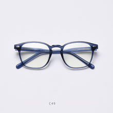 Load image into Gallery viewer, 49867 Plastic Titanium Rivet Anti Blue Light Optical Glasses Frames Vintage Men Women TR90 Computer Eyeglasses