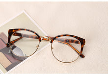 Load image into Gallery viewer, 49946 Eyebrow Round Glasses Frames Men Women Computer Eyeglasses