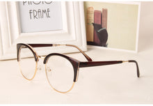 Load image into Gallery viewer, 49946 Eyebrow Round Glasses Frames Men Women Computer Eyeglasses
