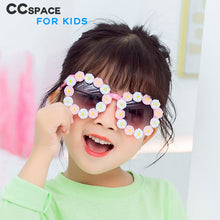 Load image into Gallery viewer, 49949 Kids Cute Sunglasses Round Flower Shades UV400 Vintage Glasses