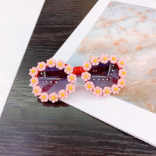Load image into Gallery viewer, 49949 Kids Cute Sunglasses Round Flower Shades UV400 Vintage Glasses