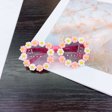 Load image into Gallery viewer, 49949 Kids Cute Sunglasses Round Flower Shades UV400 Vintage Glasses