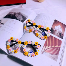 Load image into Gallery viewer, 49949 Kids Cute Sunglasses Round Flower Shades UV400 Vintage Glasses