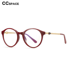 Load image into Gallery viewer, 49952 Round Cat Eye Anti Blue Light Optical Glasses Frames Women Computer Eyeglasses