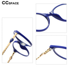 Load image into Gallery viewer, 49952 Round Cat Eye Anti Blue Light Optical Glasses Frames Women Computer Eyeglasses