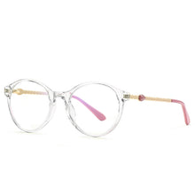 Load image into Gallery viewer, 49952 Round Cat Eye Anti Blue Light Optical Glasses Frames Women Computer Eyeglasses