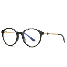 Load image into Gallery viewer, 49952 Round Cat Eye Anti Blue Light Optical Glasses Frames Women Computer Eyeglasses