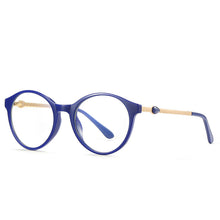 Load image into Gallery viewer, 49952 Round Cat Eye Anti Blue Light Optical Glasses Frames Women Computer Eyeglasses