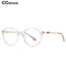 Load image into Gallery viewer, 49952 Round Cat Eye Anti Blue Light Optical Glasses Frames Women Computer Eyeglasses