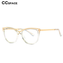 Carica l&#39;immagine nel visualizzatore di Gallery, 49953 Anti Blue Light Cat Eye Optical Glasses Frames Men Women Computer Eyeglasses