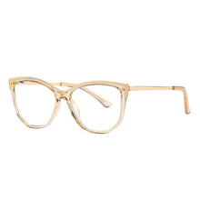 Carica l&#39;immagine nel visualizzatore di Gallery, 49953 Anti Blue Light Cat Eye Optical Glasses Frames Men Women Computer Eyeglasses