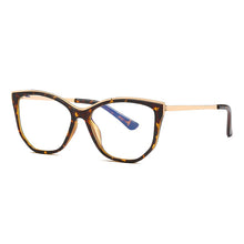 Carica l&#39;immagine nel visualizzatore di Gallery, 49953 Anti Blue Light Cat Eye Optical Glasses Frames Men Women Computer Eyeglasses