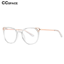 Load image into Gallery viewer, 49982 TR90 Cat Eye Anti Blue Light Optical Glasses Frames Men Women Cat Ear Computer Eyeglasses