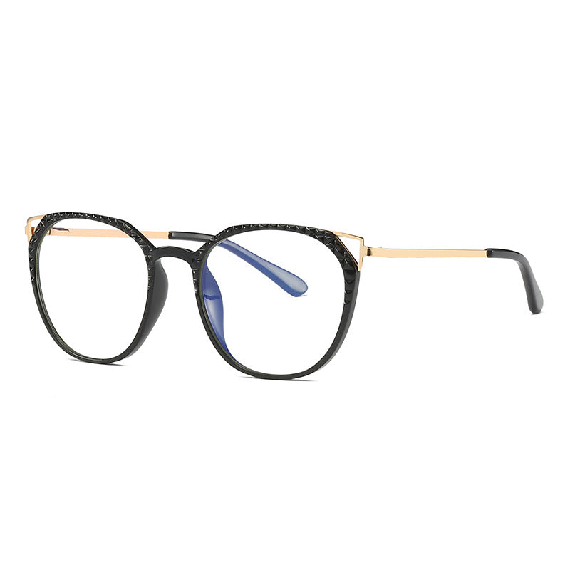 49982 TR90 Cat Eye Anti Blue Light Optical Glasses Frames Men Women Cat Ear Computer Eyeglasses