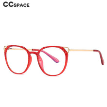 Load image into Gallery viewer, 49982 TR90 Cat Eye Anti Blue Light Optical Glasses Frames Men Women Cat Ear Computer Eyeglasses