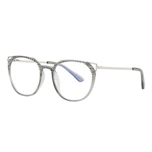 Load image into Gallery viewer, 49982 TR90 Cat Eye Anti Blue Light Optical Glasses Frames Men Women Cat Ear Computer Eyeglasses