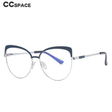 Load image into Gallery viewer, 49987 Anti Blue Light Cat Eye Eyebrow Frame Optical Glasses Frames Women Computer Eyeglasses