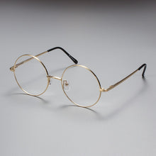 Load image into Gallery viewer, 49mm Size  Retro Vintage Eyeglass Frame Glasses Style Round Eyeglass Frames Black Gold Silver Gun Grey Optical RX
